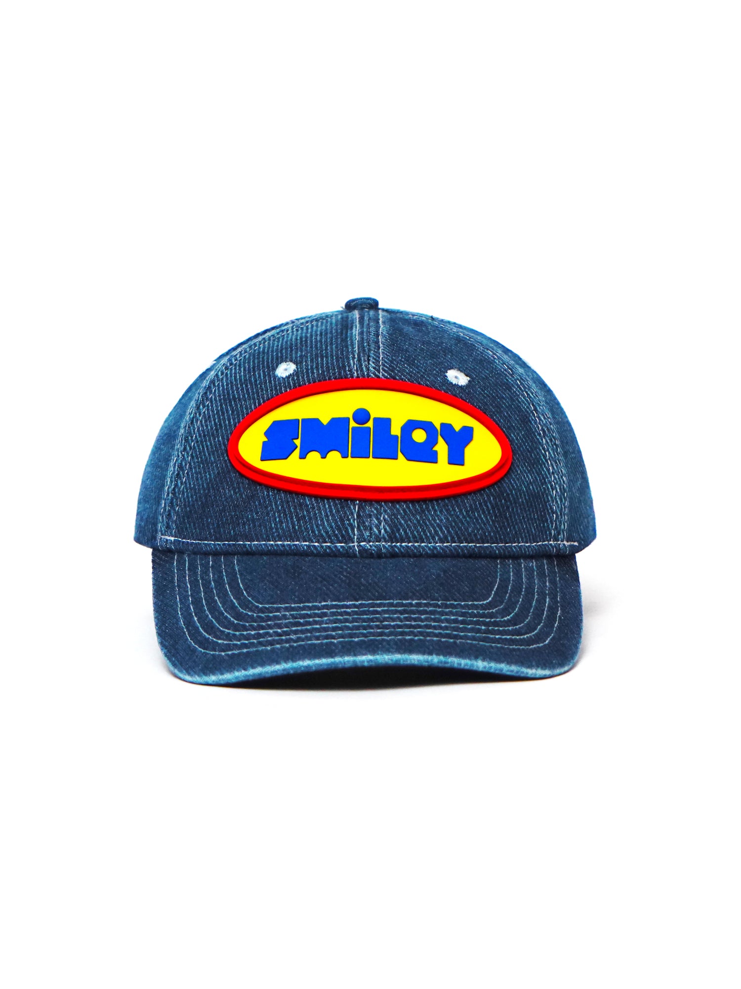 [SMILEY by ANGUS CHIANG] EMBROIDERED DENIM CAP