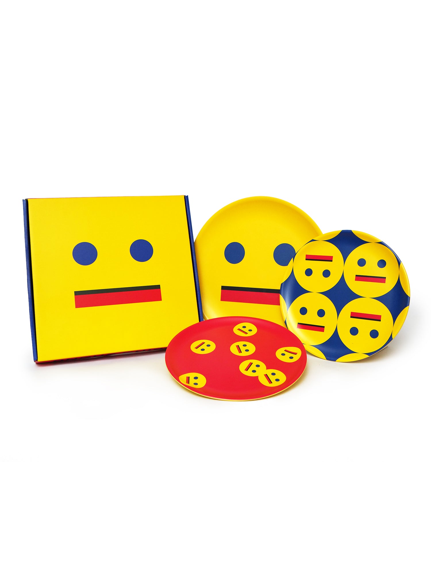 [SMILEY by ANGUS CHIANG] BAMBOO FIBER PLATE SET