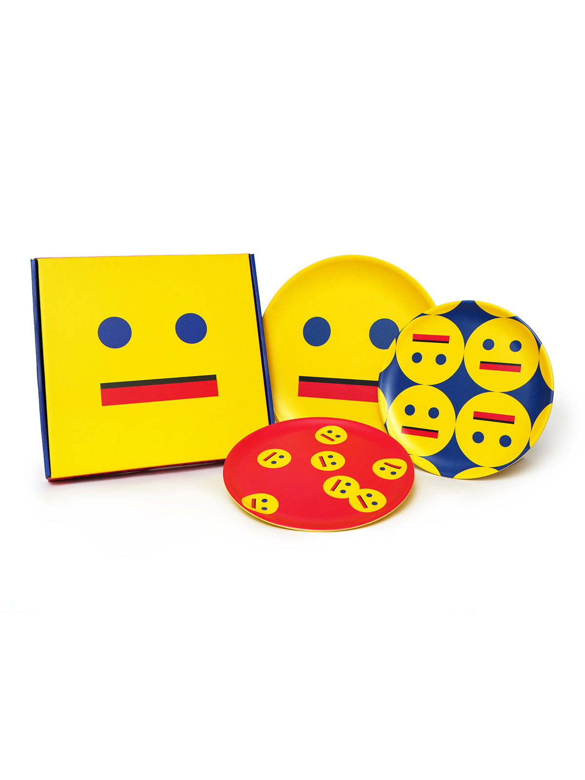 [SMILEY by ANGUS CHIANG] BAMBOO FIBER PLATE SET