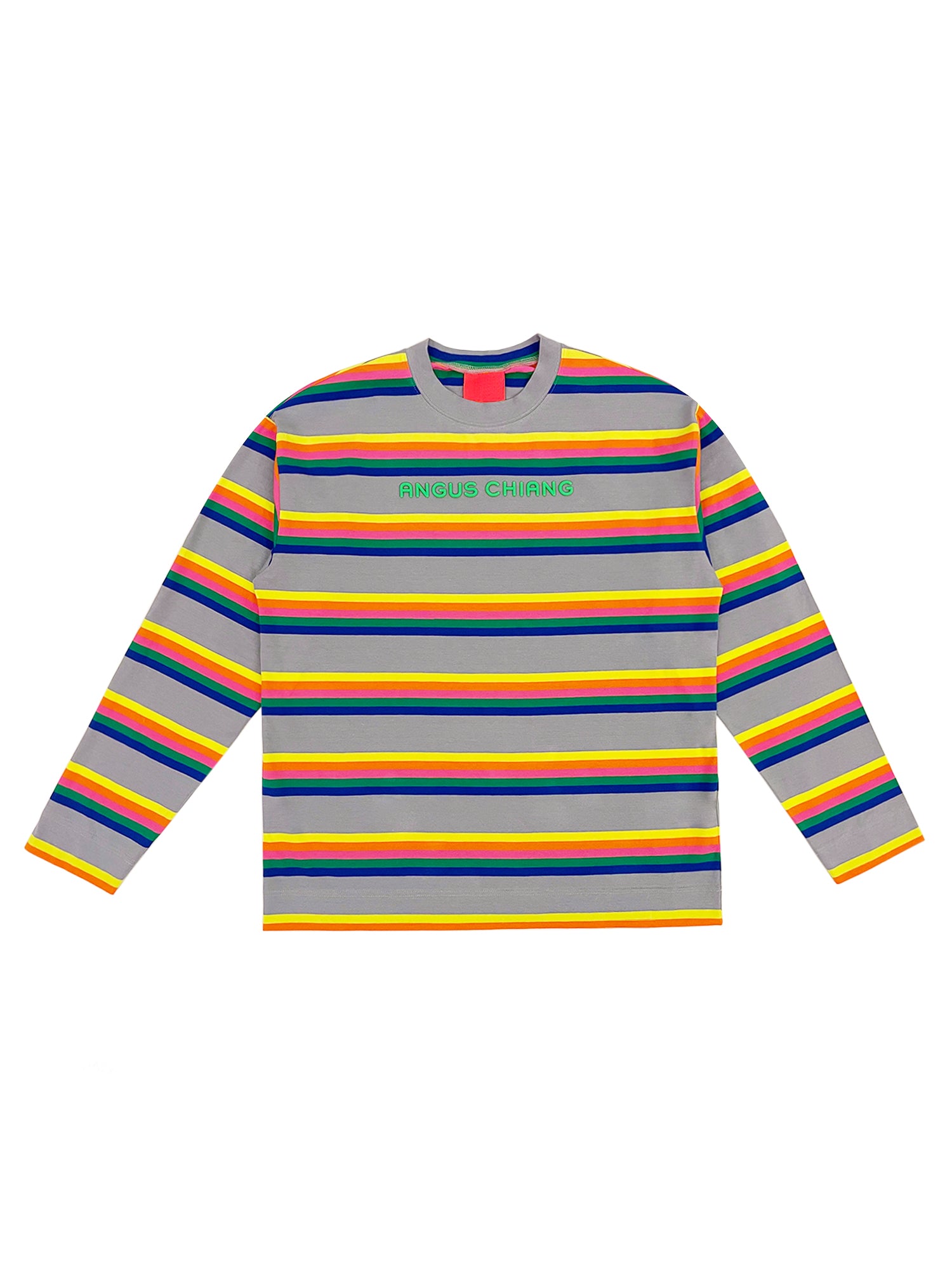 [ 517 LOVE WINS PROJECT ] GREY COLORFUL RAINBOW LONG SLEEVES SHIRT