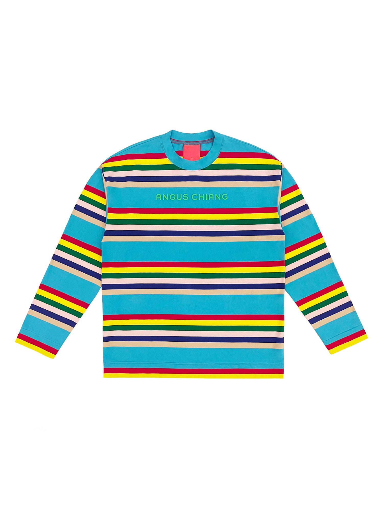 [ 517 LOVE WINS PROJECT ] BLUE COLORFUL RAINBOW LONG SLEEVES SHIRT
