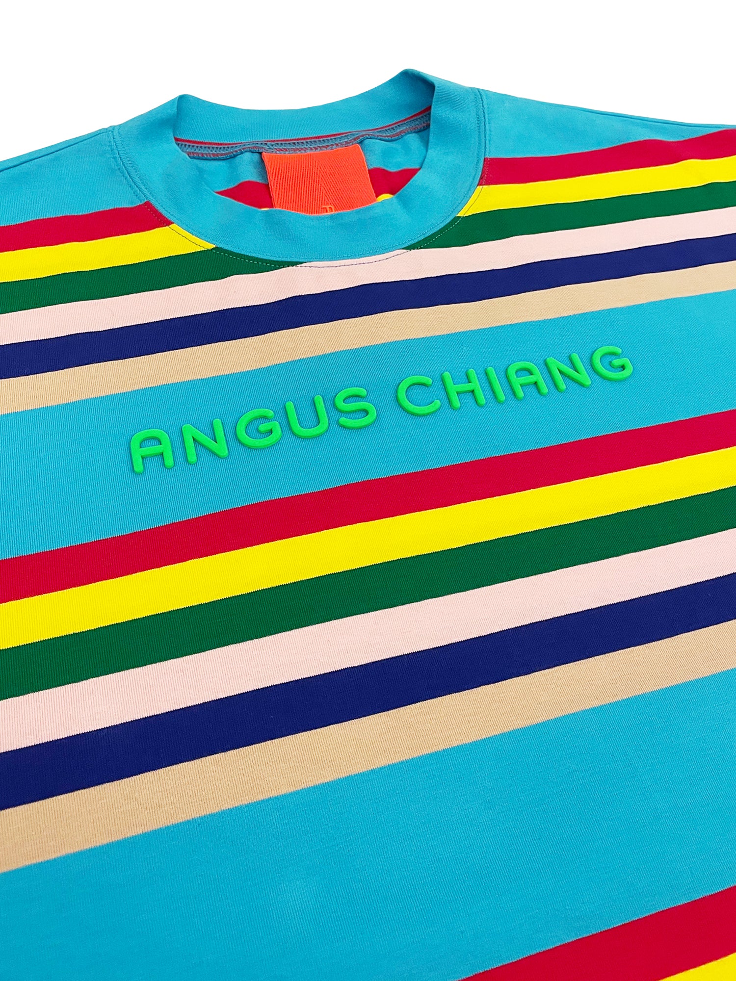 [ 517 LOVE WINS PROJECT ] BLUE COLORFUL RAINBOW LONG SLEEVES SHIRT