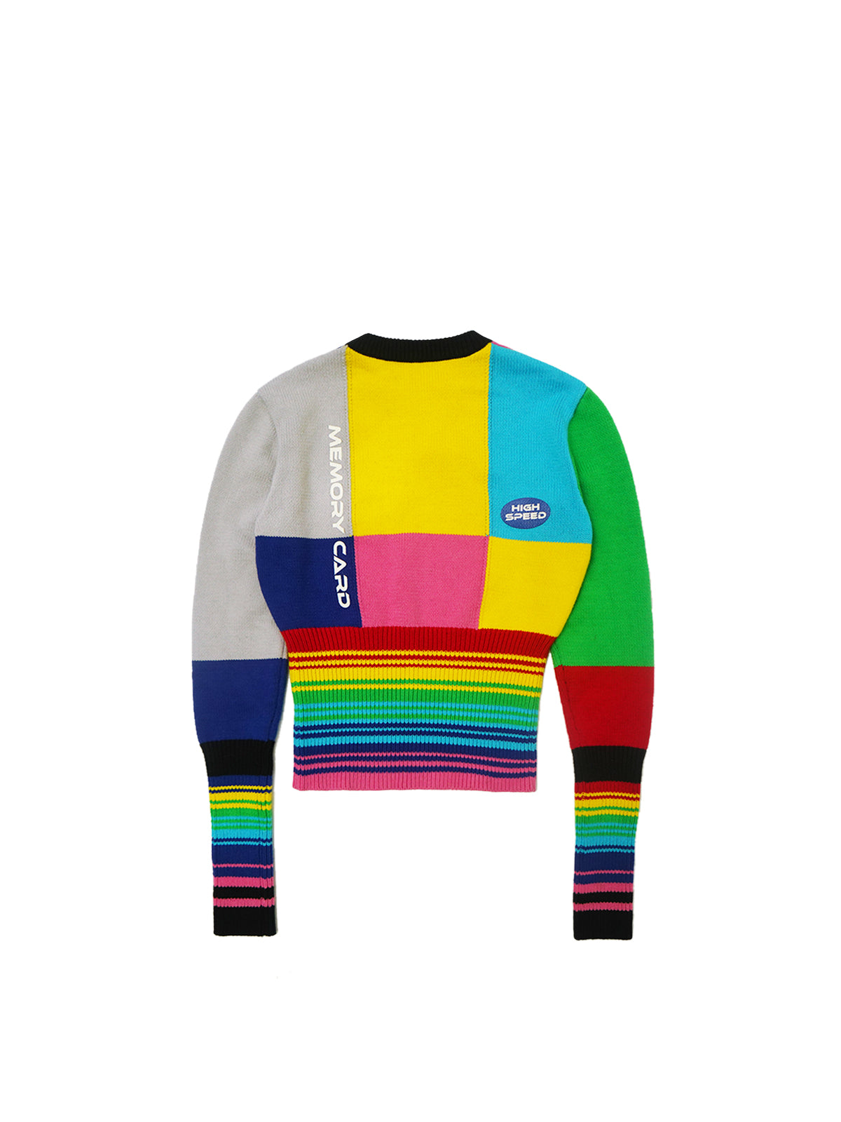 FANTASY COLORBLOCK HIGH-WAIST SWEATER